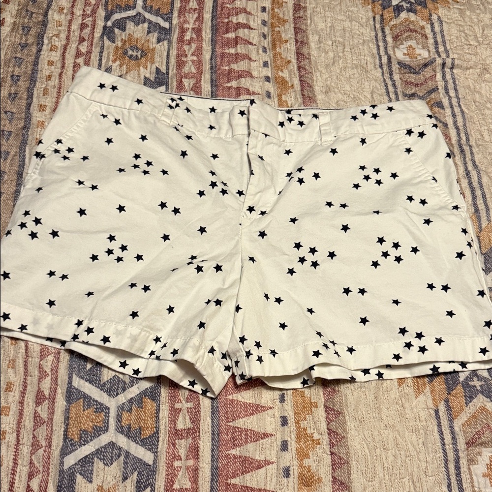 Tommy Hilfiger White Star-Patterned Women's Shorts